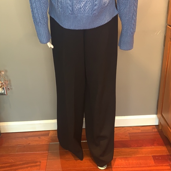 🖤 Akris Black Pleated Wide Leg Pants 🖤 - Picture 8 of 15